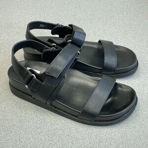 NWOB  Dolce Vita Argyle Black Platform Sandals Women's Size 8